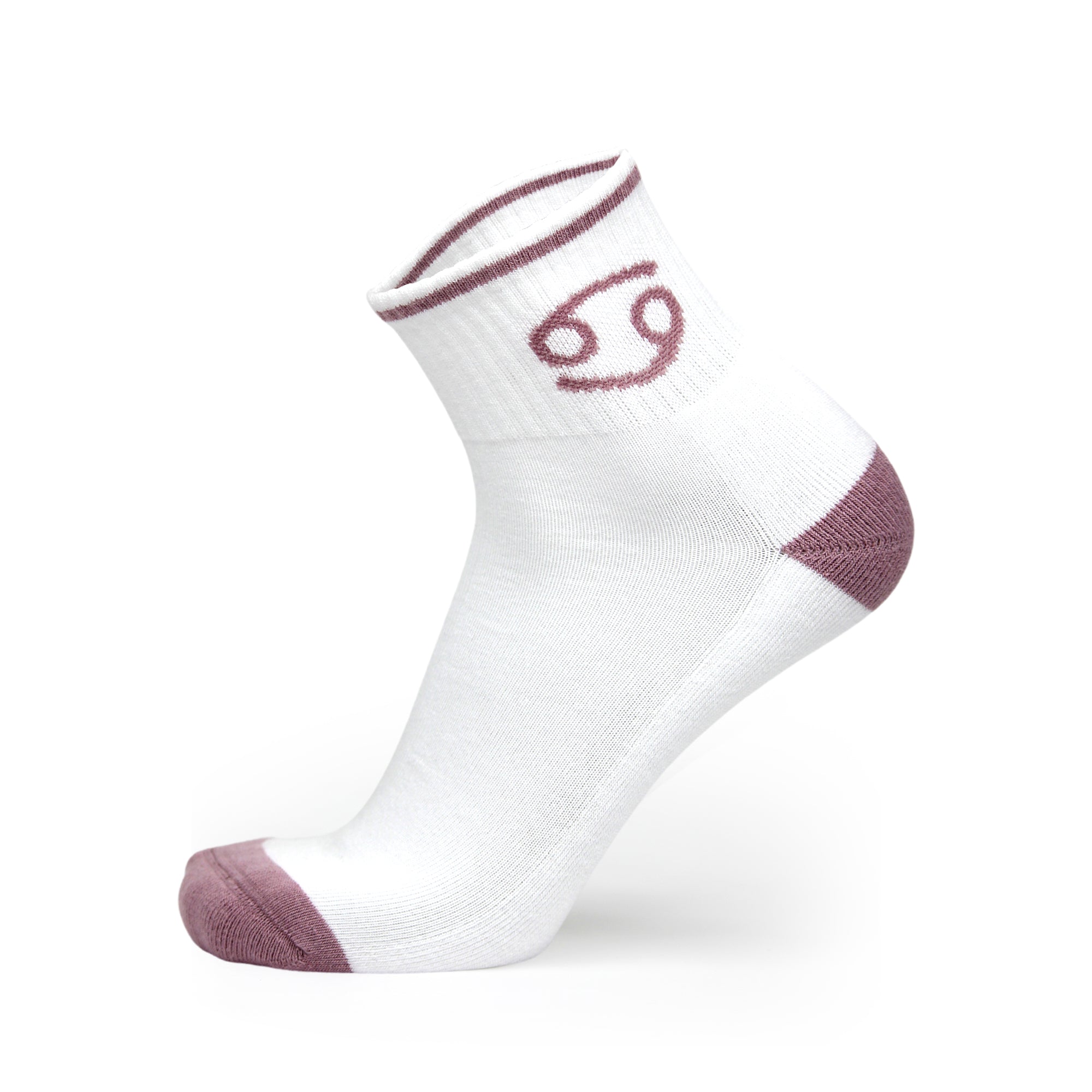 Design Cancer Ankle Socks-White Base Pack of 3