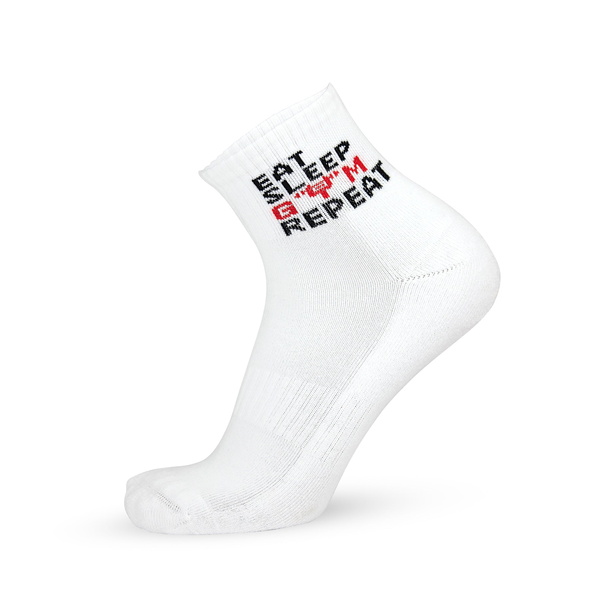 Sports GYM 2 Ankle Socks-White Pack of 5