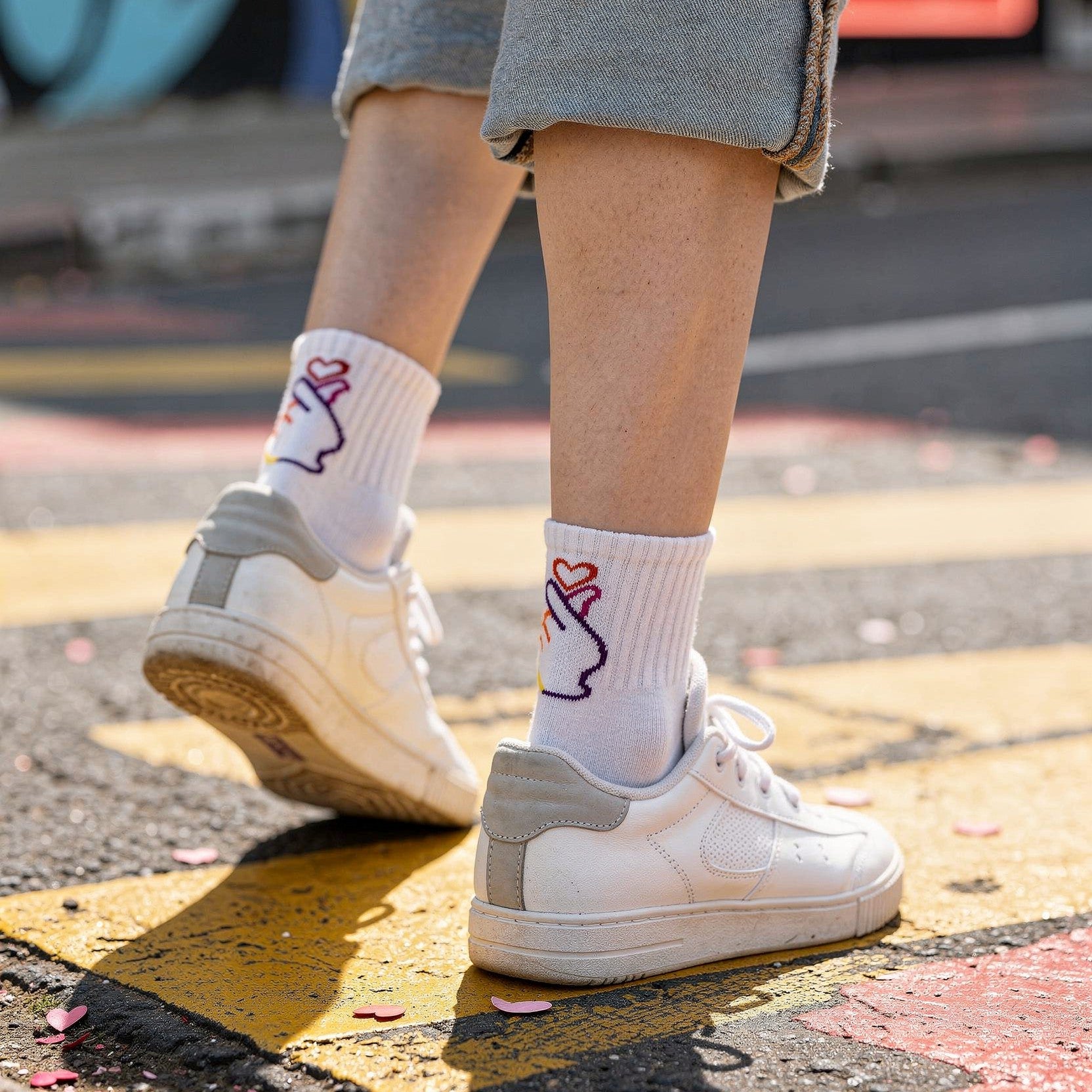 Design Everyday Ankle Socks-Love Drip: K-Edition Light Pack of 3