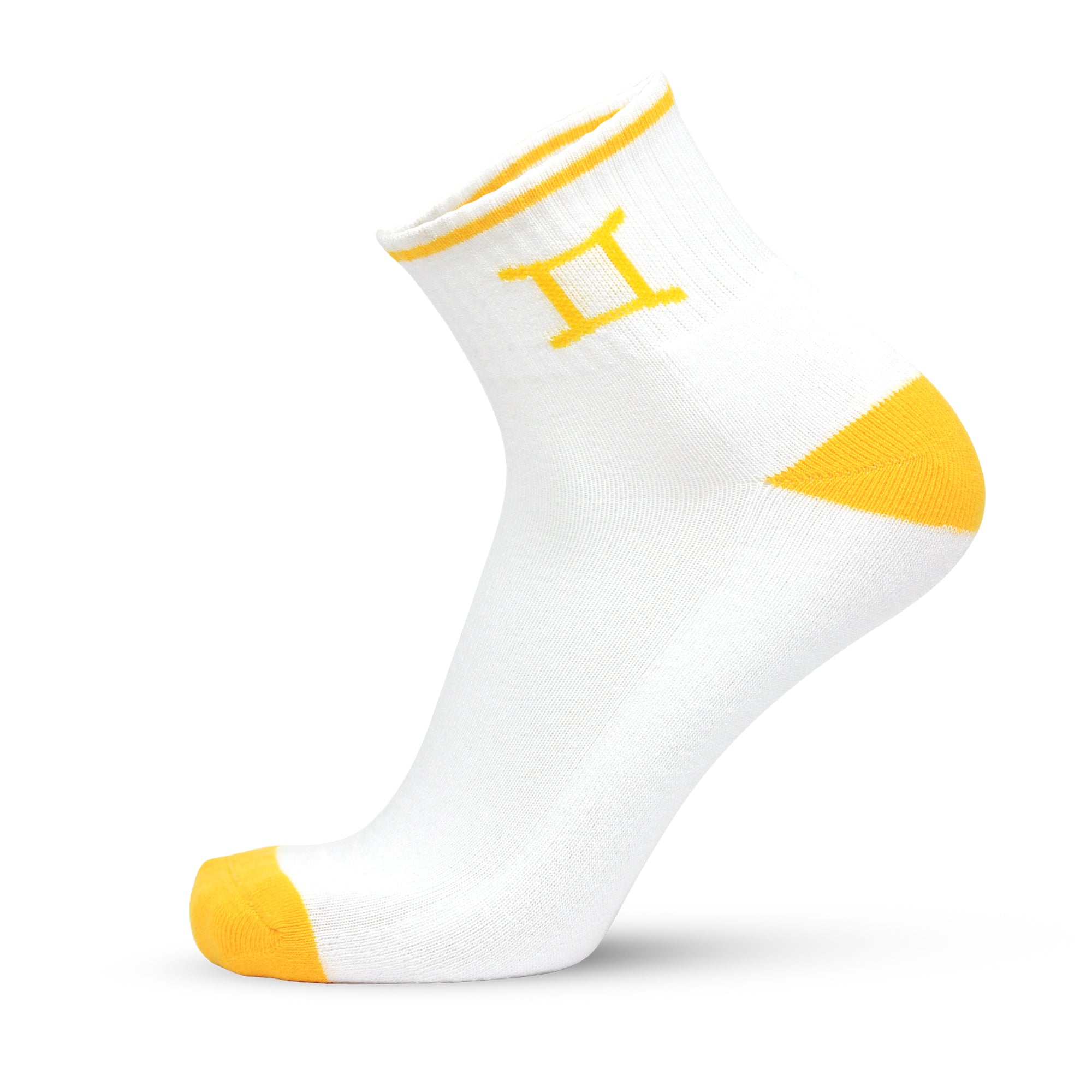 Design Gemini Ankle Socks-White Base Pack of 3
