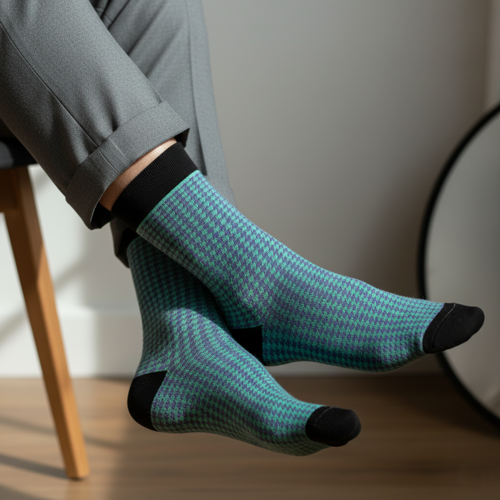 Formal Design Crew Socks-Pop of Hues Pack of 3
