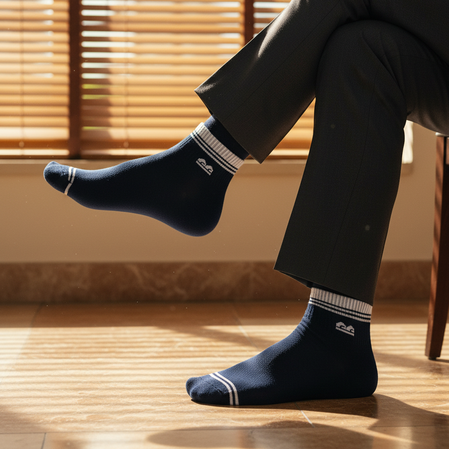 Design All Purpose Ankle Socks-Multicolor Pack of 3
