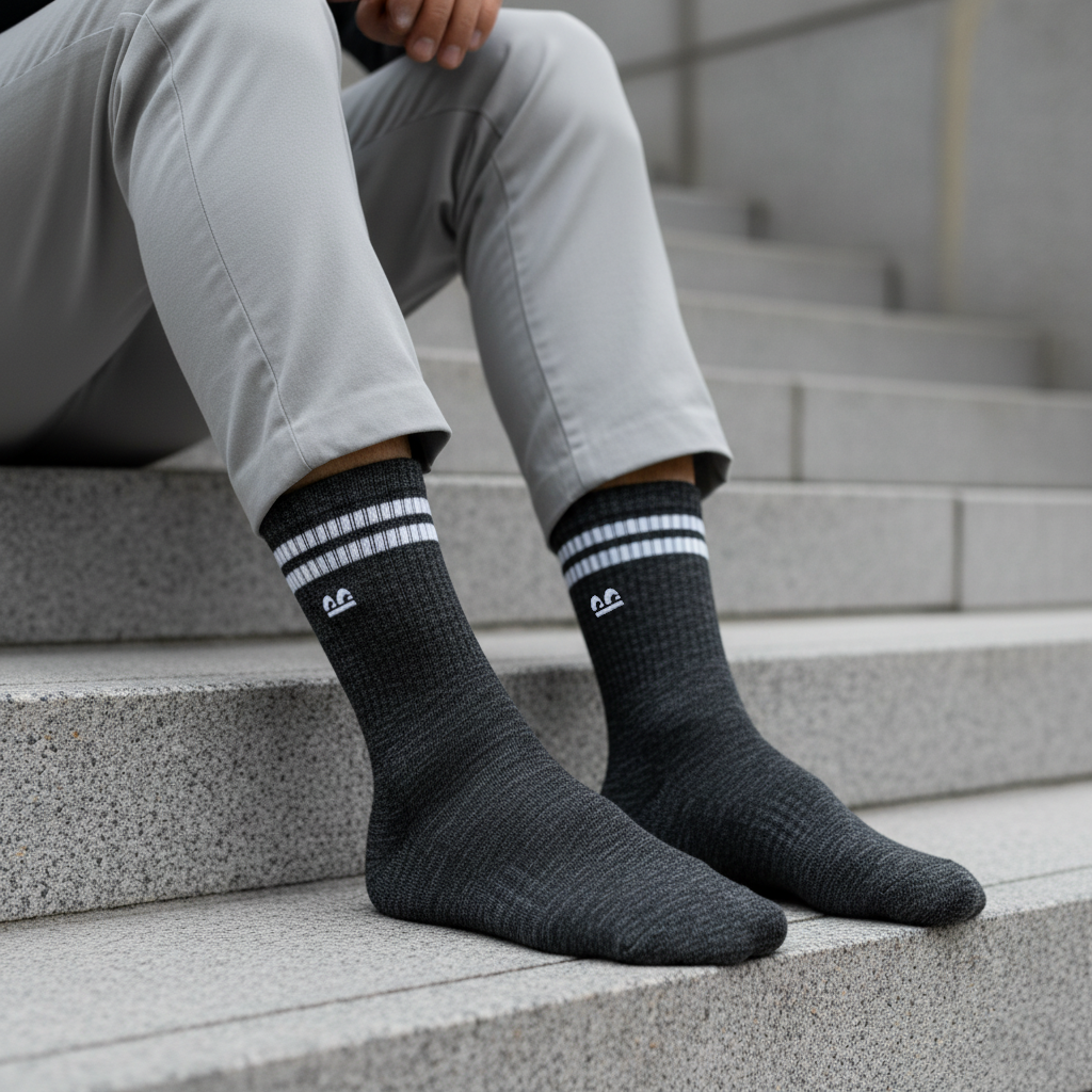 Sports Running Crew Socks Ignite Pack of 3