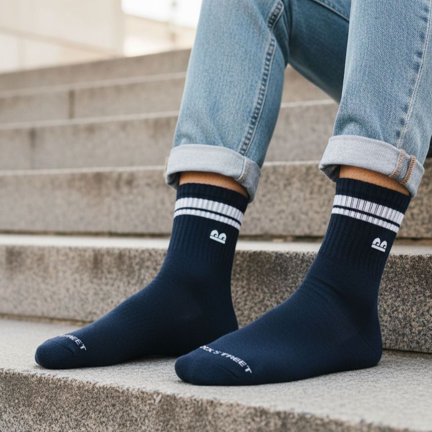 Sports Running Crew Socks Alpine Pack of 3