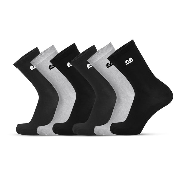 Bamboo Crew Multi Color Socks -II (6 Pair)