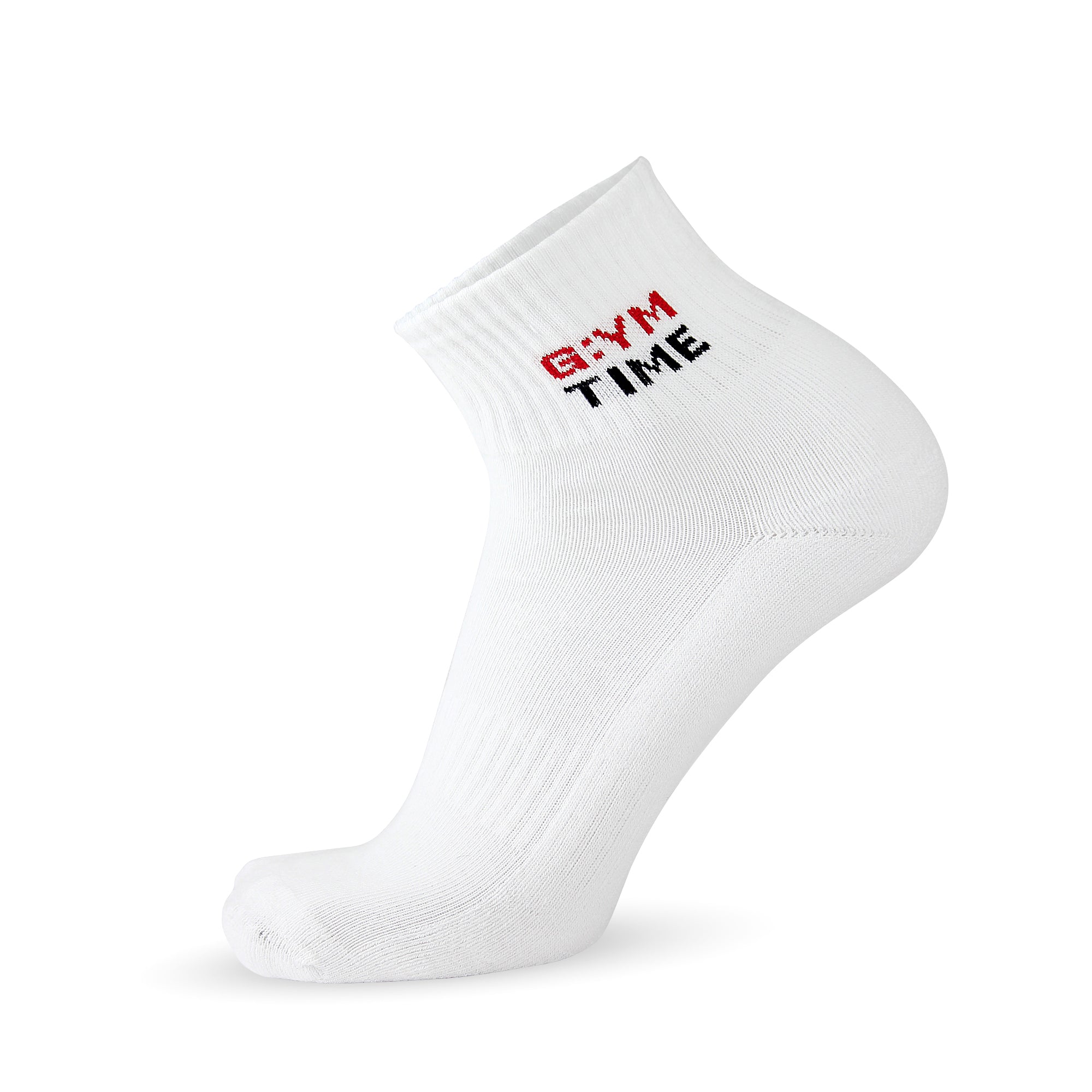 Sports GYM 2 Ankle Socks-White Pack of 5