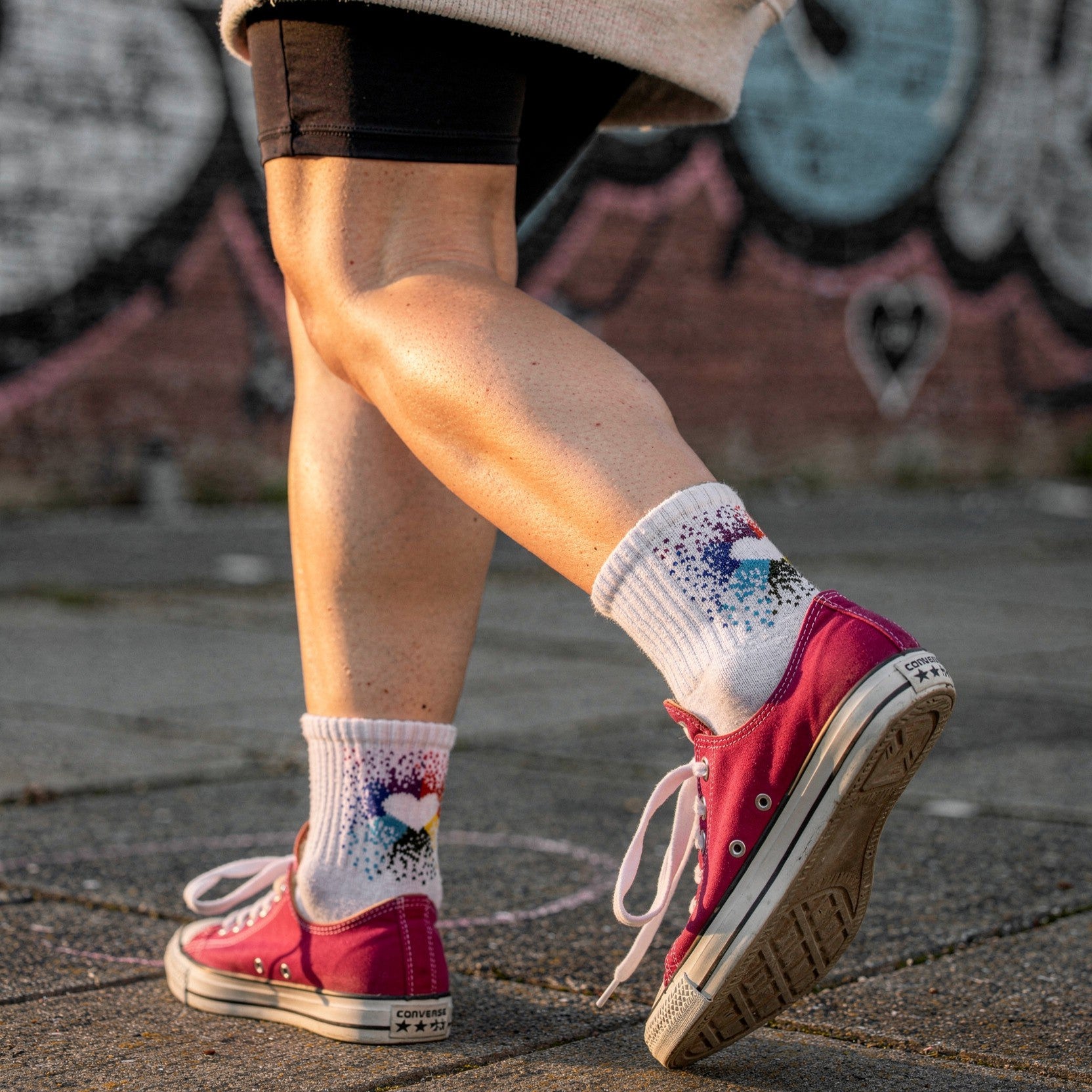 Design Everyday Ankle Socks-Love Drip: K-Edition Light Pack of 3