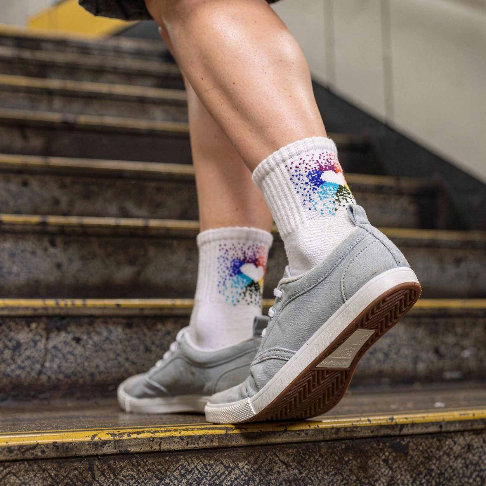 Design Everyday Ankle Socks-Love Drip: K-Edition Light Pack of 3