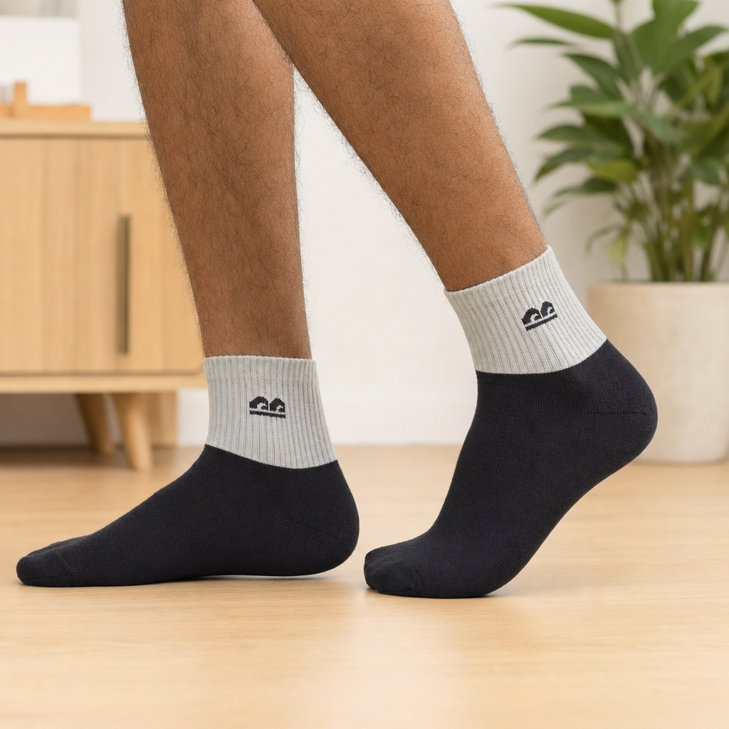 Design All Purpose Heritage Cuff Ankle Socks (Pack of 3)