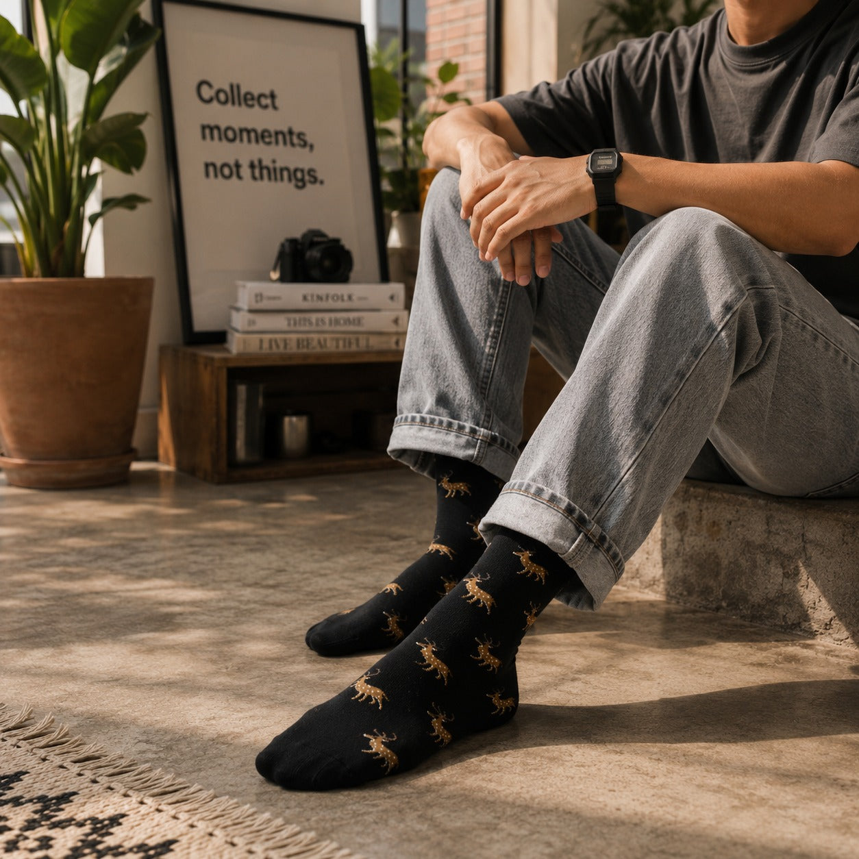 Into the Wild Pack Of 3-Crew Socks