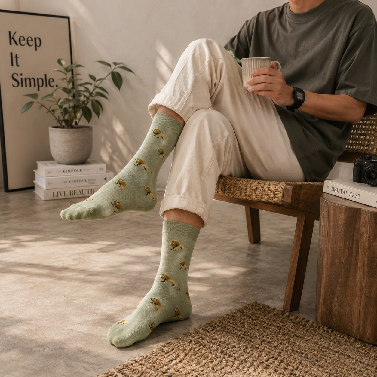 Into the Wild Pack Of 3-Crew Socks