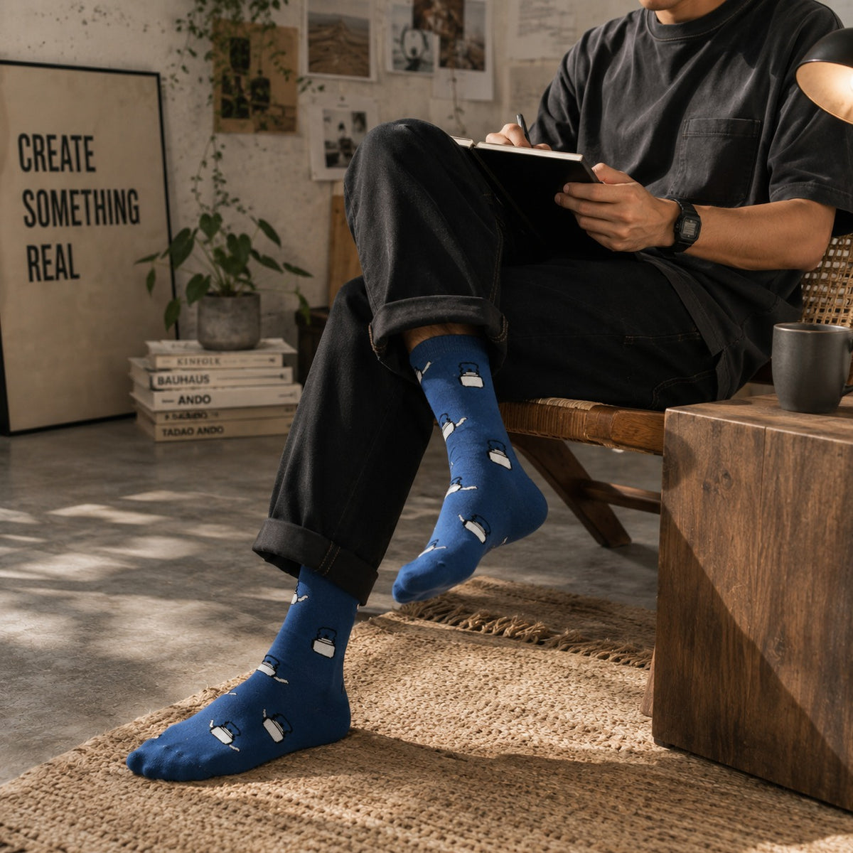 Tuk-Tuk & Tea Pack Of 3-Crew Socks