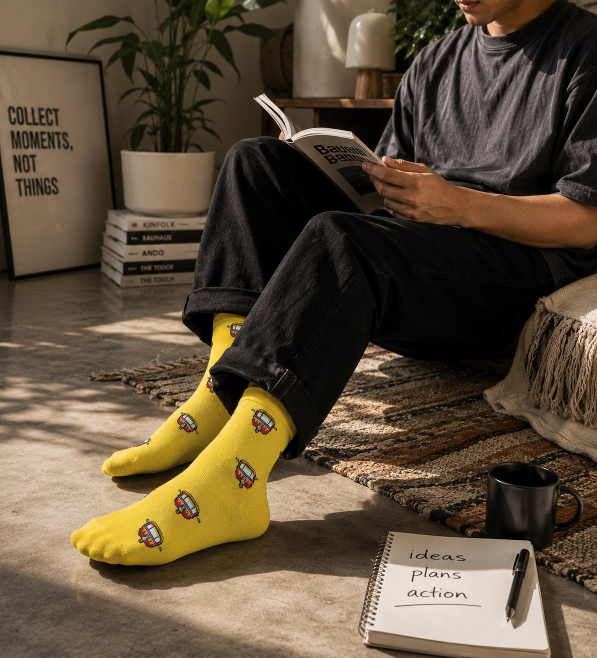 Tuk-Tuk & Tea Pack Of 3-Crew Socks