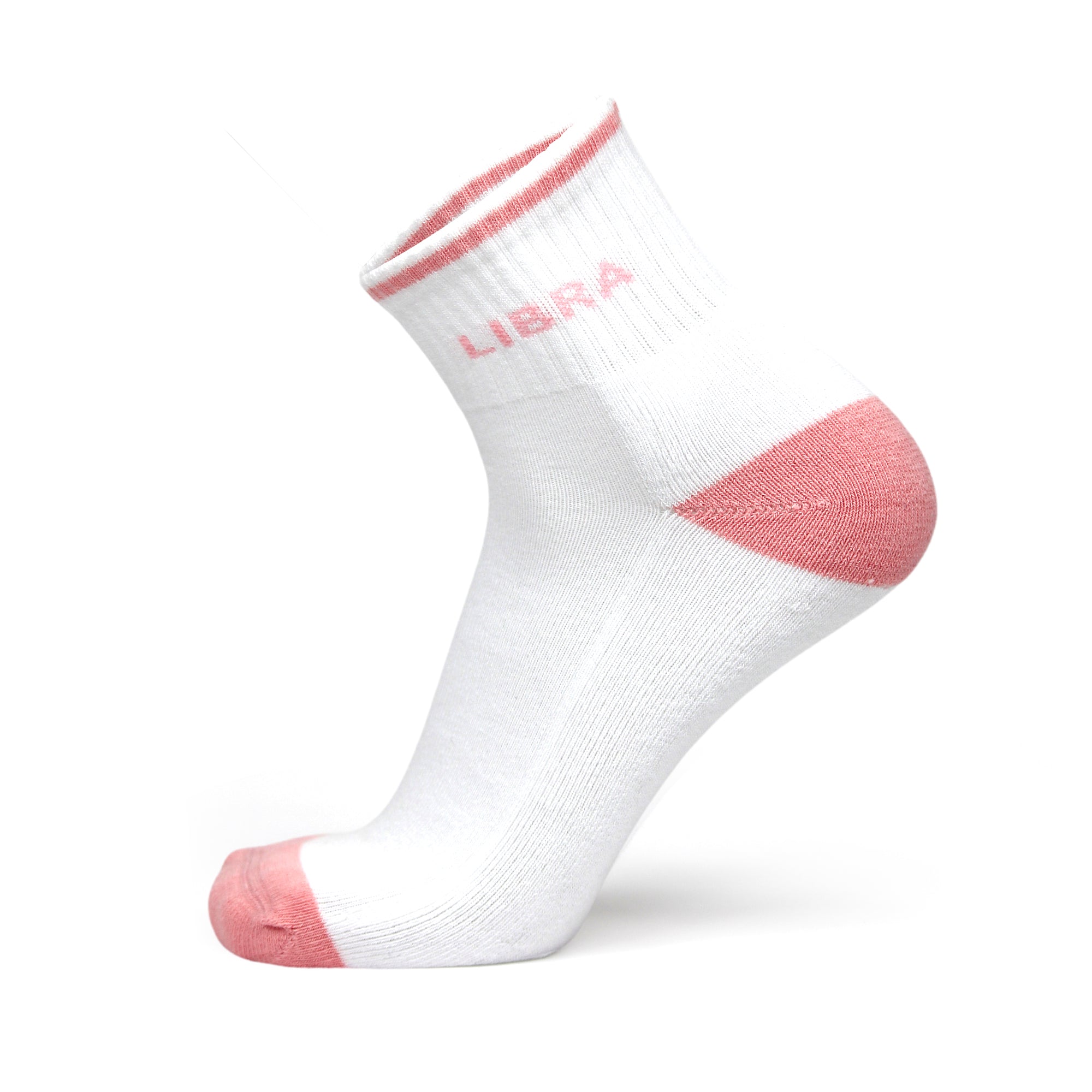 Design Libra Ankle Socks-White Base Pack of 3