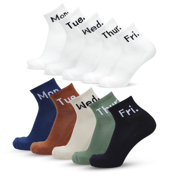 Weekly Ankle Socks (10 Pair)