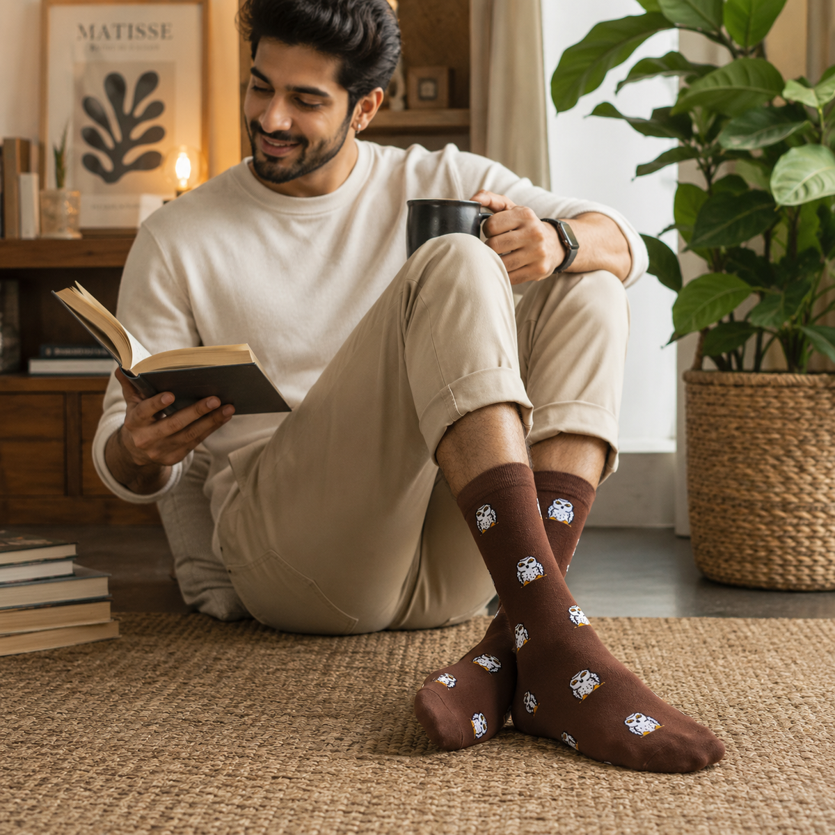 Hide & Howl Pack Of 3-Crew Socks