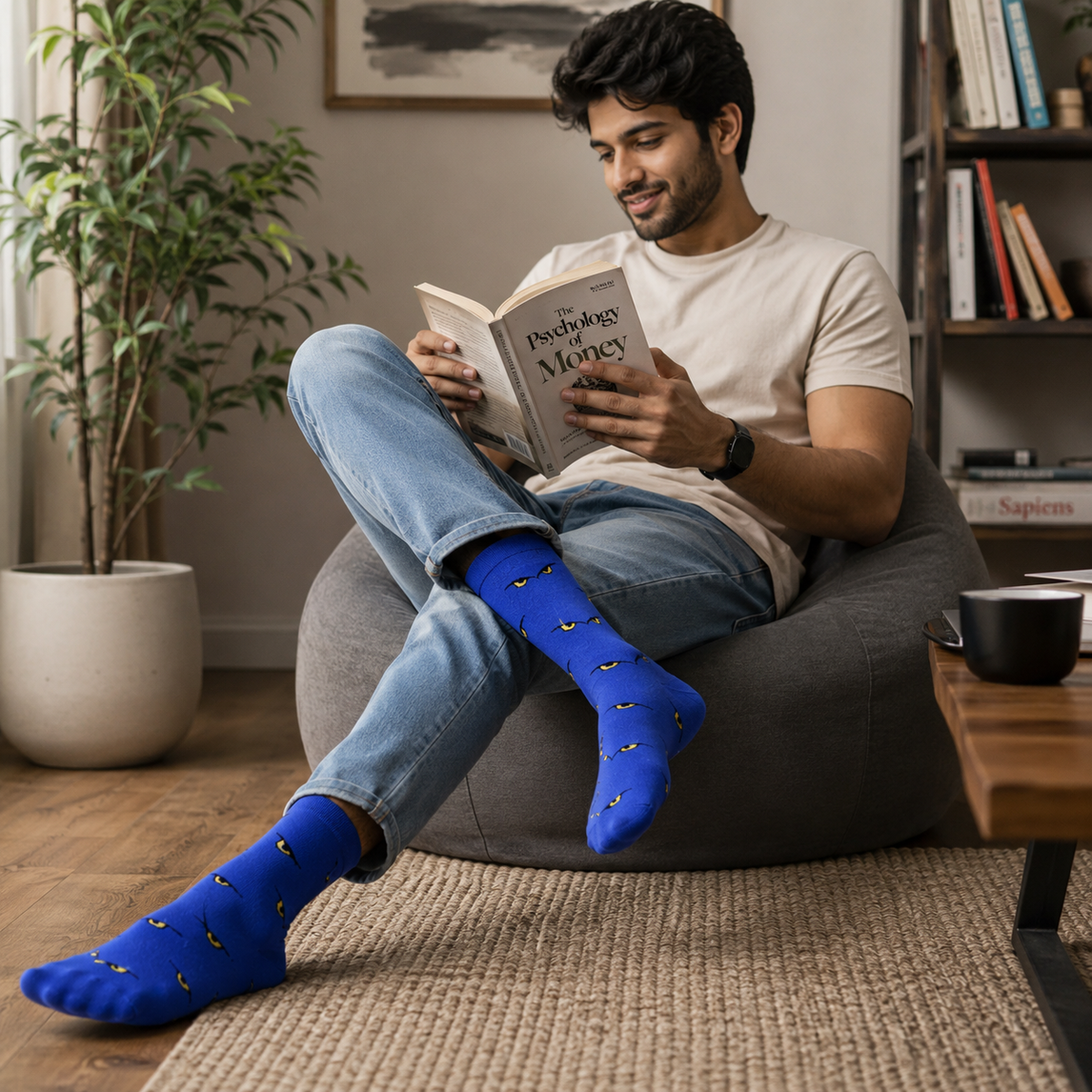 Hide & Howl Pack Of 3-Crew Socks