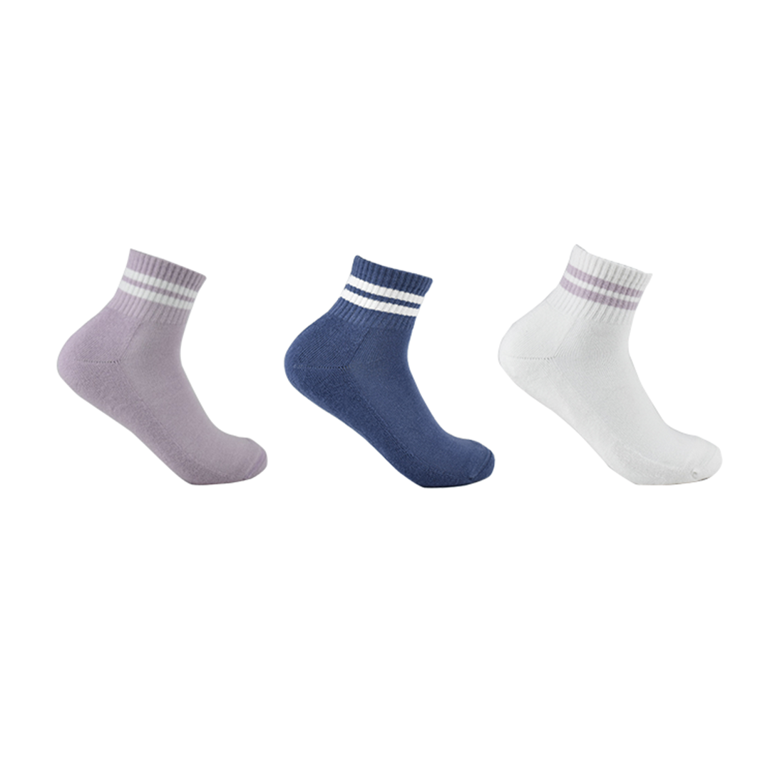 Design Everyday Ankle Socks-Breathe & Balance Pack Of 3