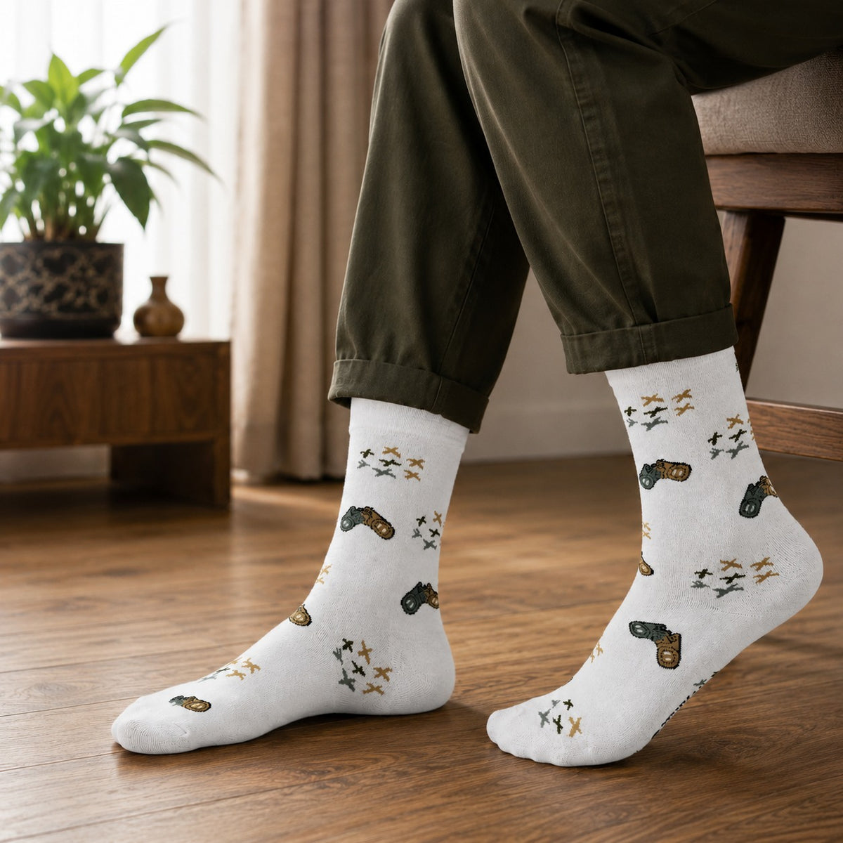 Jungle Safari Pack of 3-Crew Socks