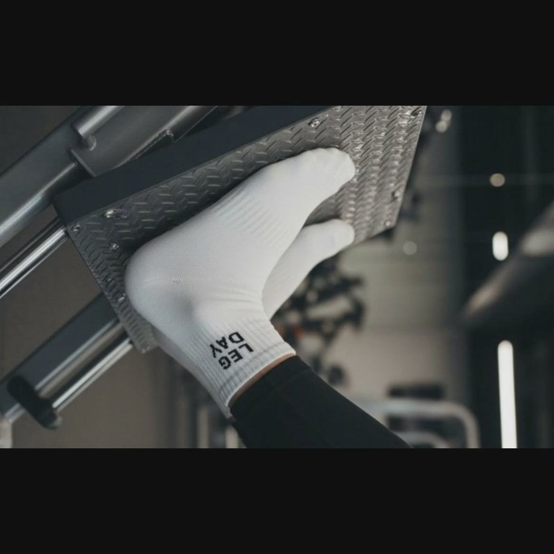 Sports GYM-Weekly Ankle Socks-White Combo-Pack of 10