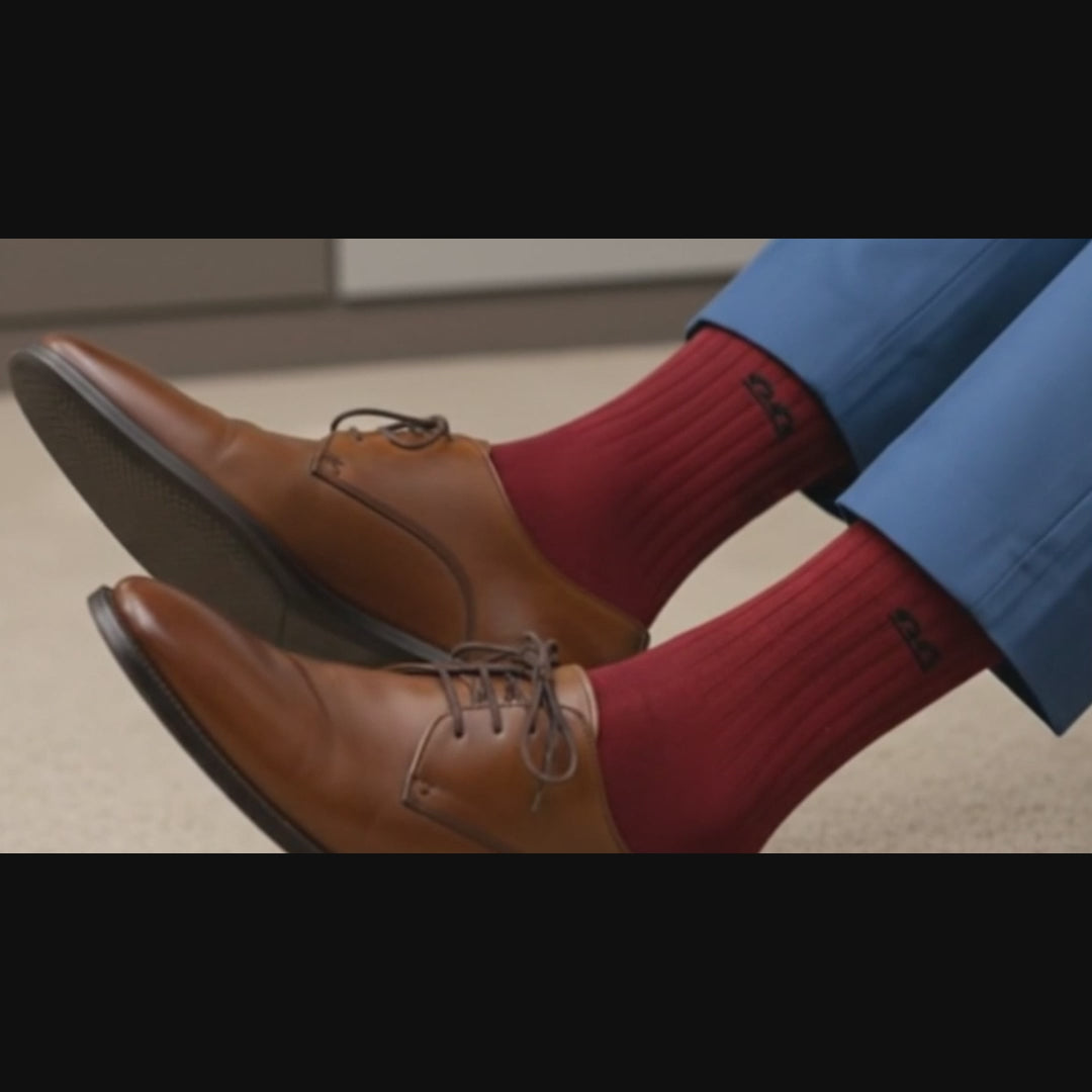 Formal Design Crew Socks-Sunset Pack of 3