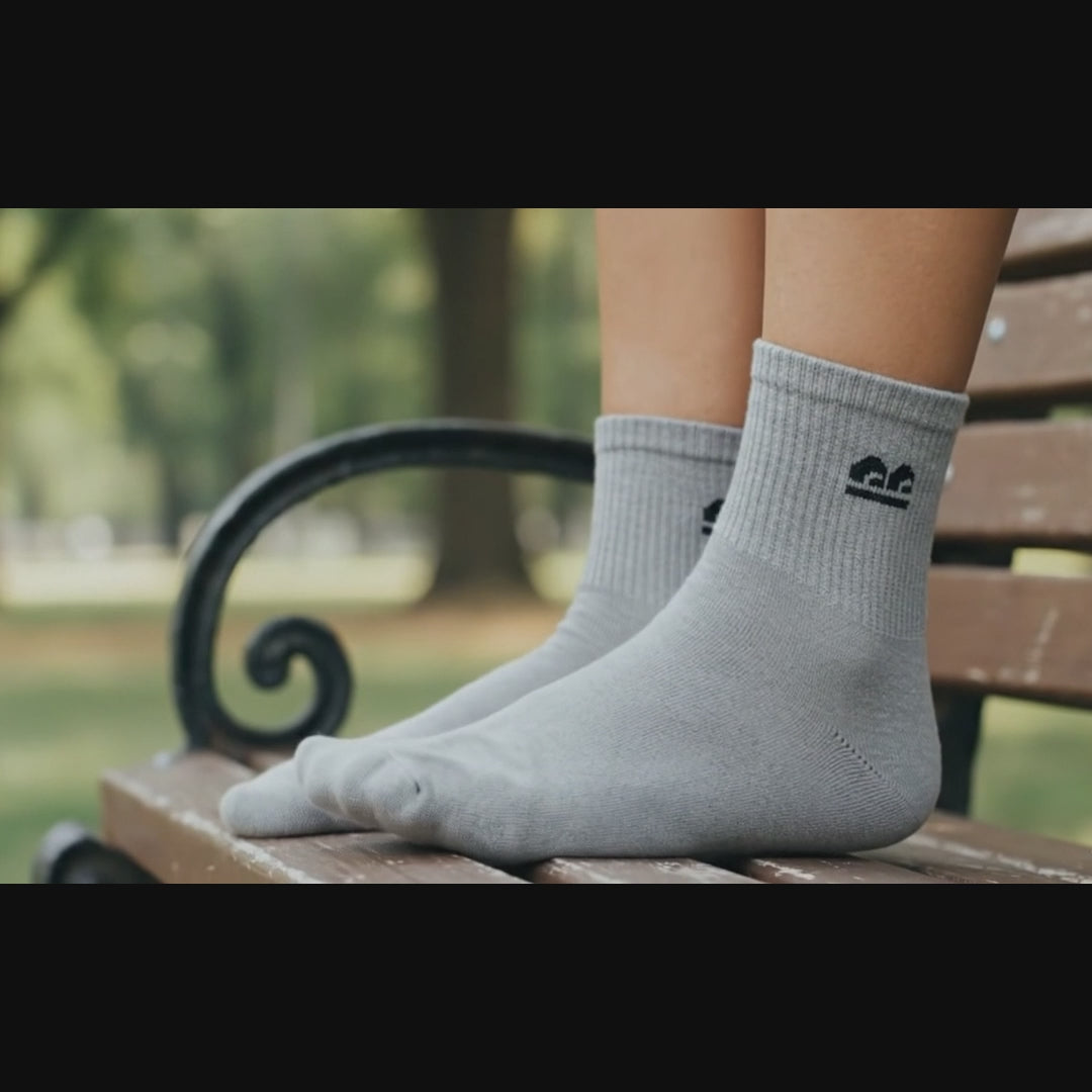 Design All Purpose Ankle Socks-Multicolor Pack of 3