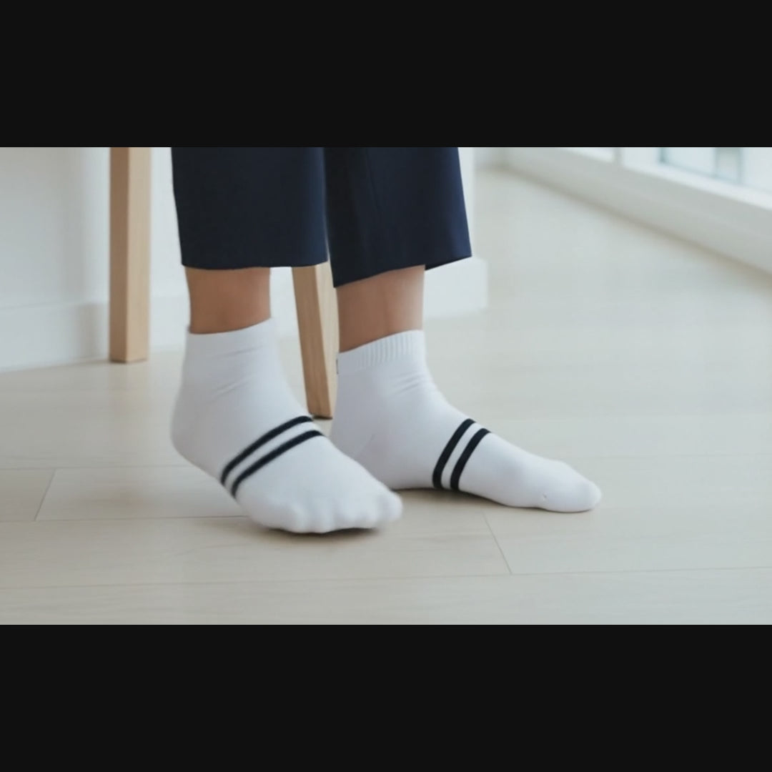 Design All Purpose Ankle Socks-Soft Trio Pack of 3
