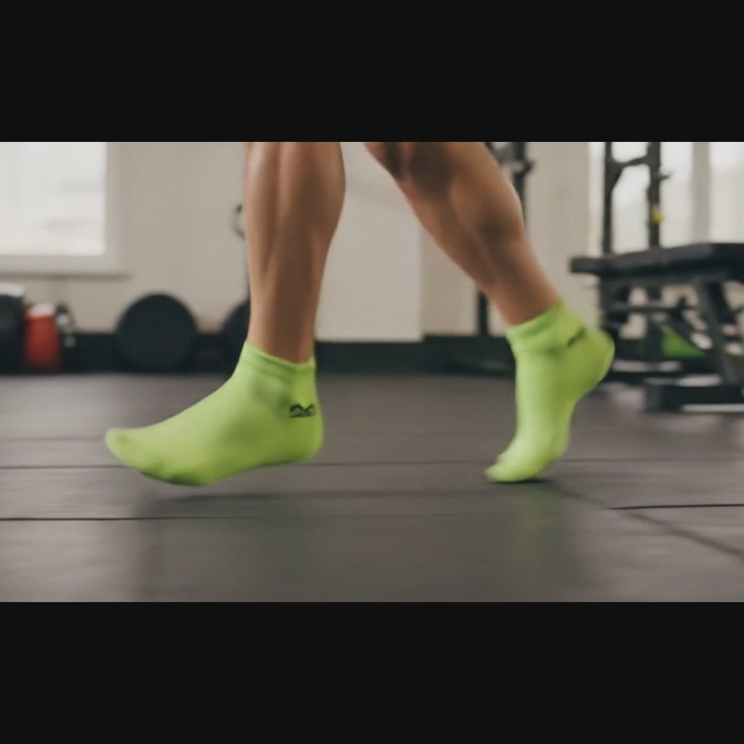 Sports Running Ankle Socks-Citrus Safari Pack of 3