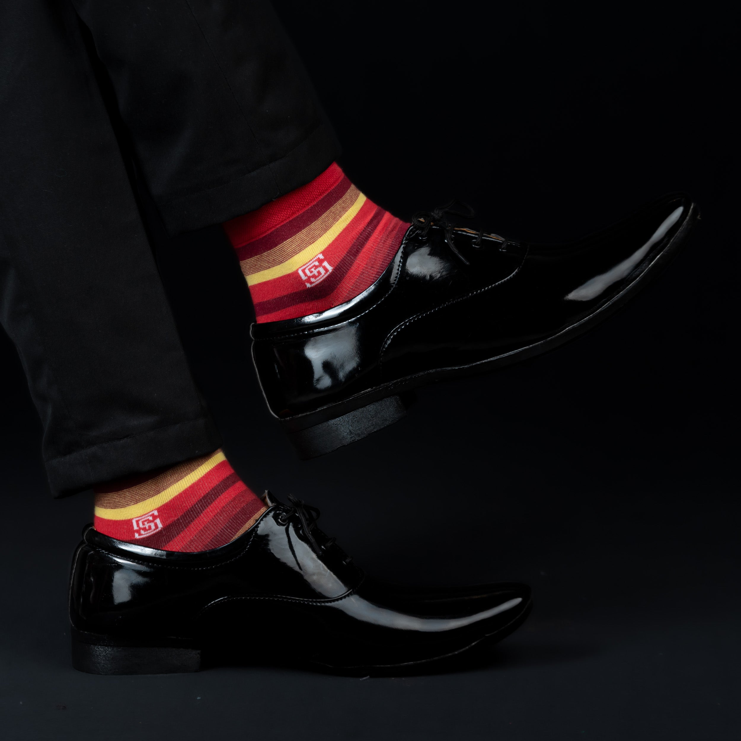 Design Dazzler 
 Ankle Socks-Red Pack of 1