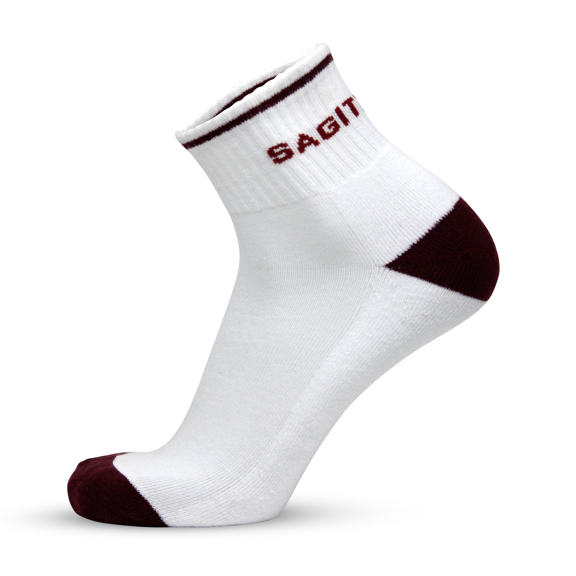 Design Sagittarius Ankle Socks-White Base Pack of 3