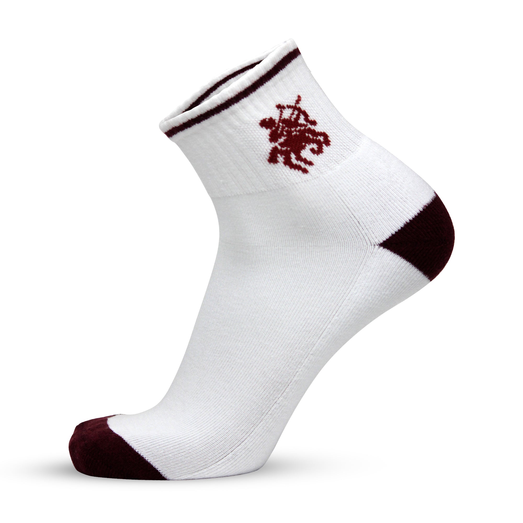 Design Sagittarius Ankle Socks-White Base Pack of 3