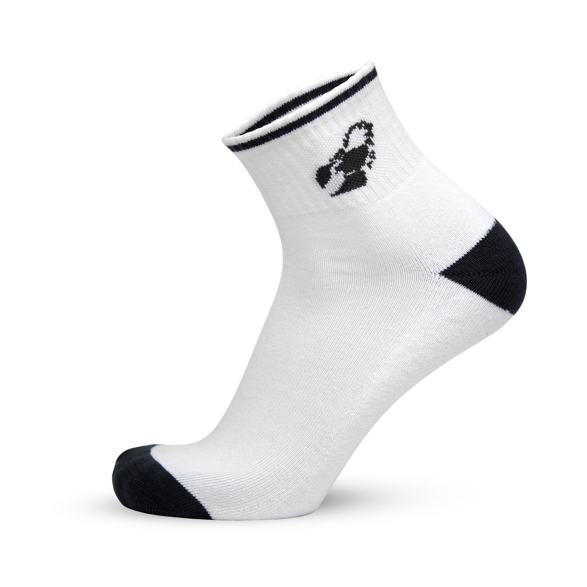 Design Scorpio Ankle Socks-White Base Pack of 3