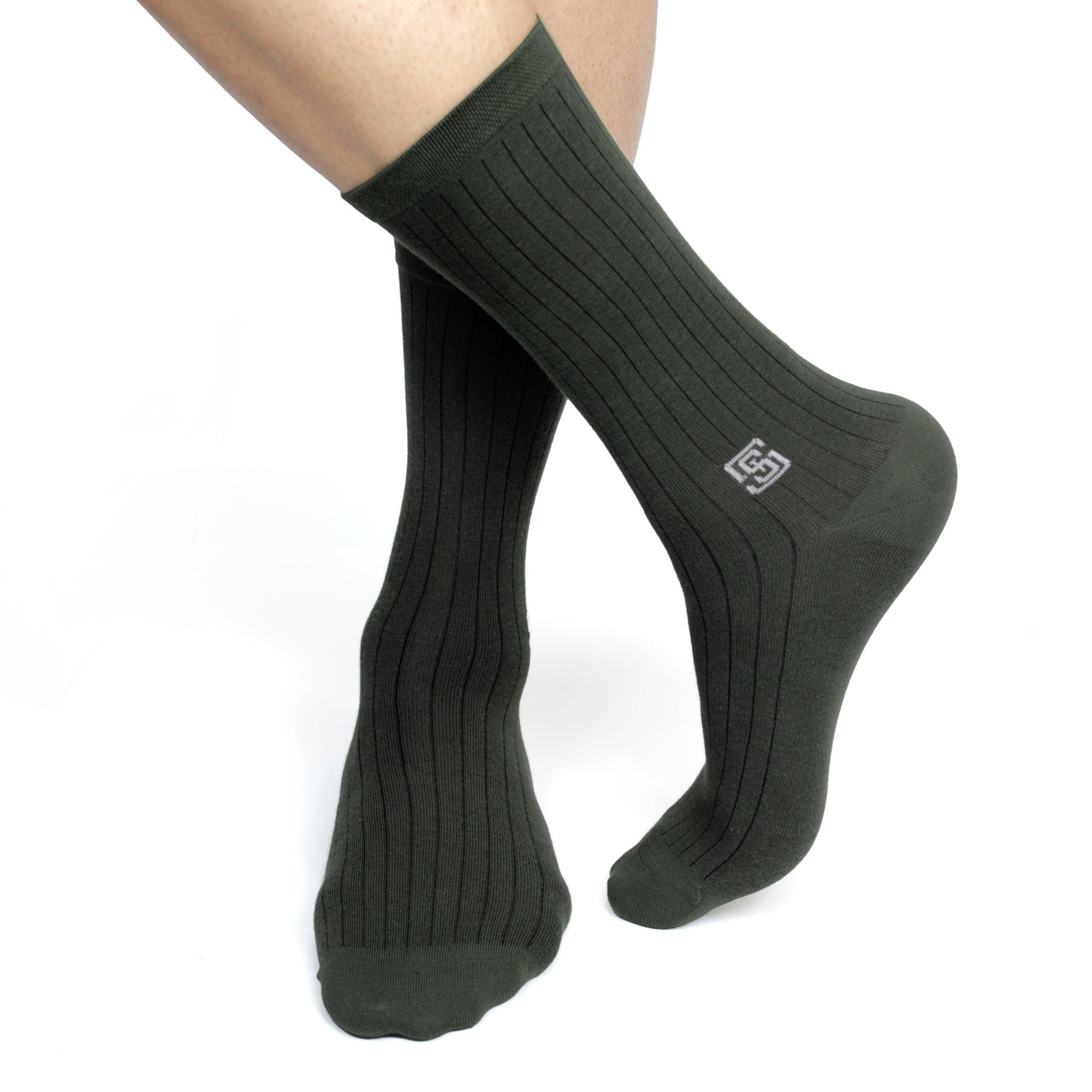 Design Classic Solid Ultra-Smooth Crew Socks (1 Pairs)