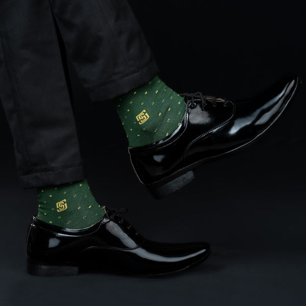 Specticals Charm Men Ankle Socks- Green (1 Pair)