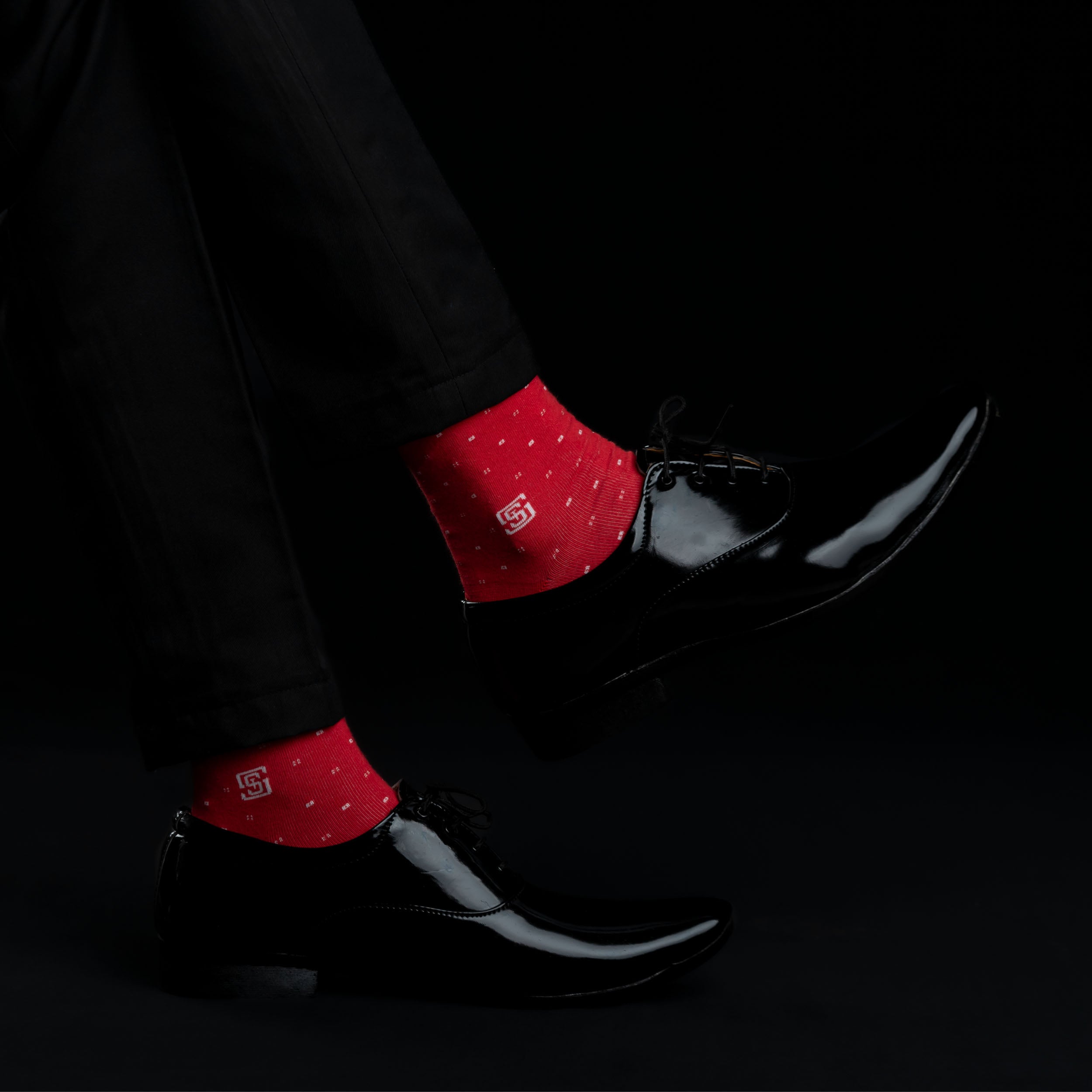 Design Specticals Charm Ankle Socks-Red Pack of 1