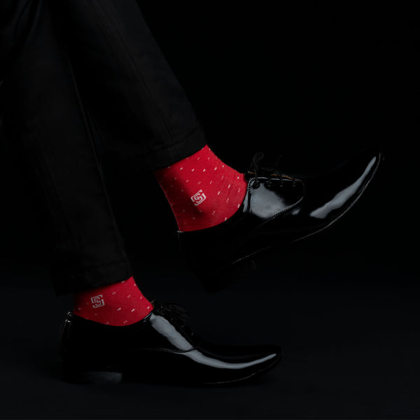 Specticals Charm Men Ankle Socks- Red (1 Pair)
