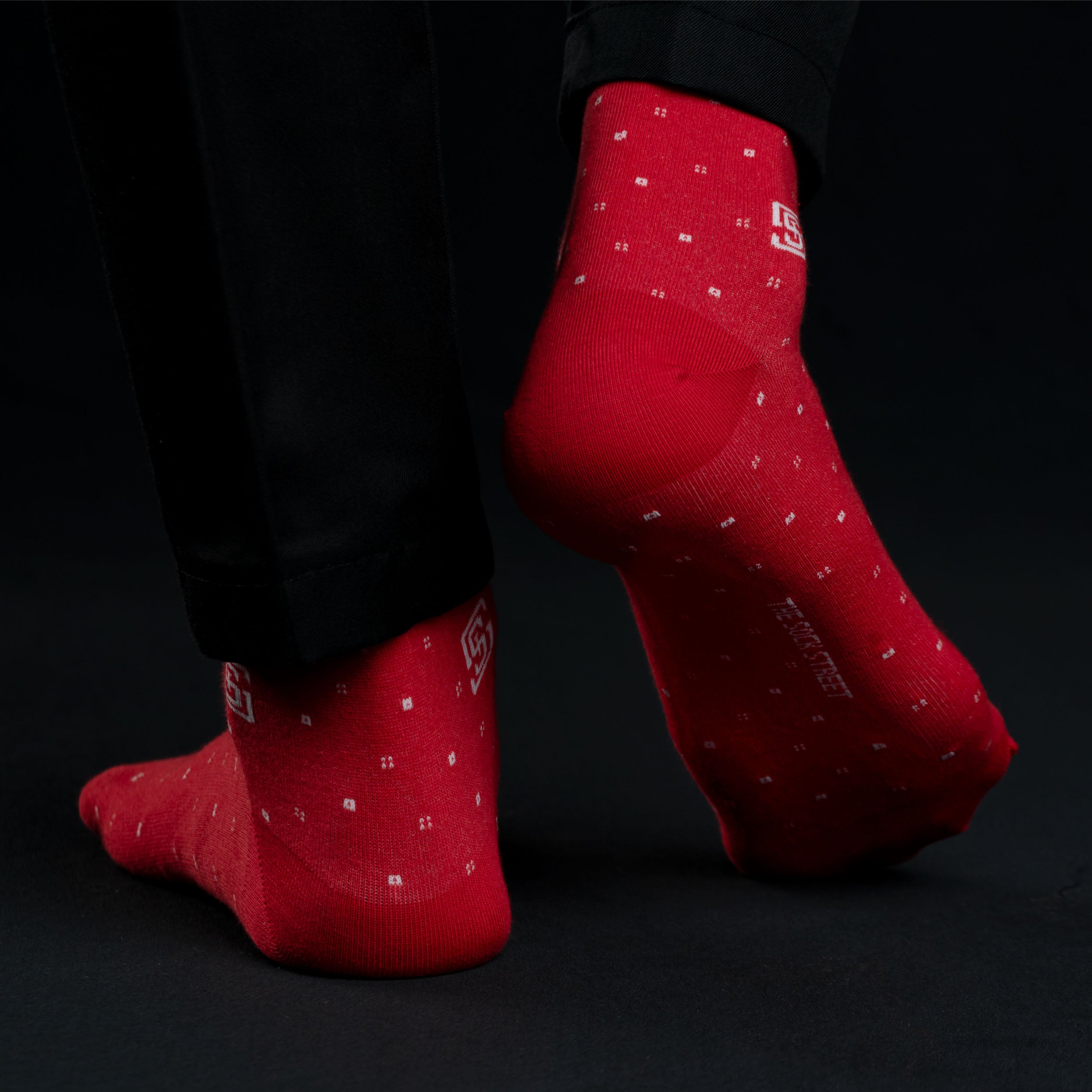 Design Specticals Charm Ankle Socks-Red Pack of 1