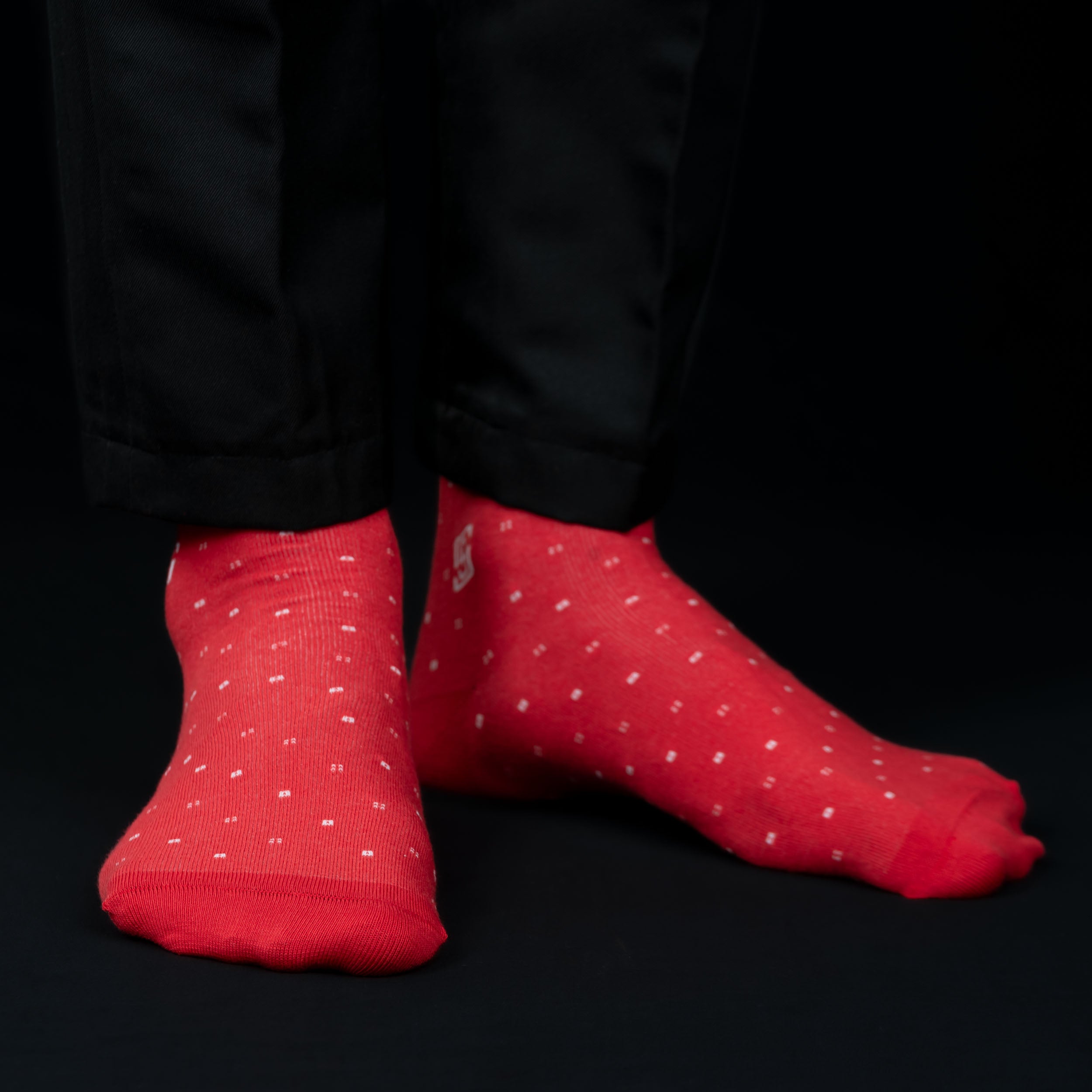 Design Specticals Charm Ankle Socks-Red Pack of 1