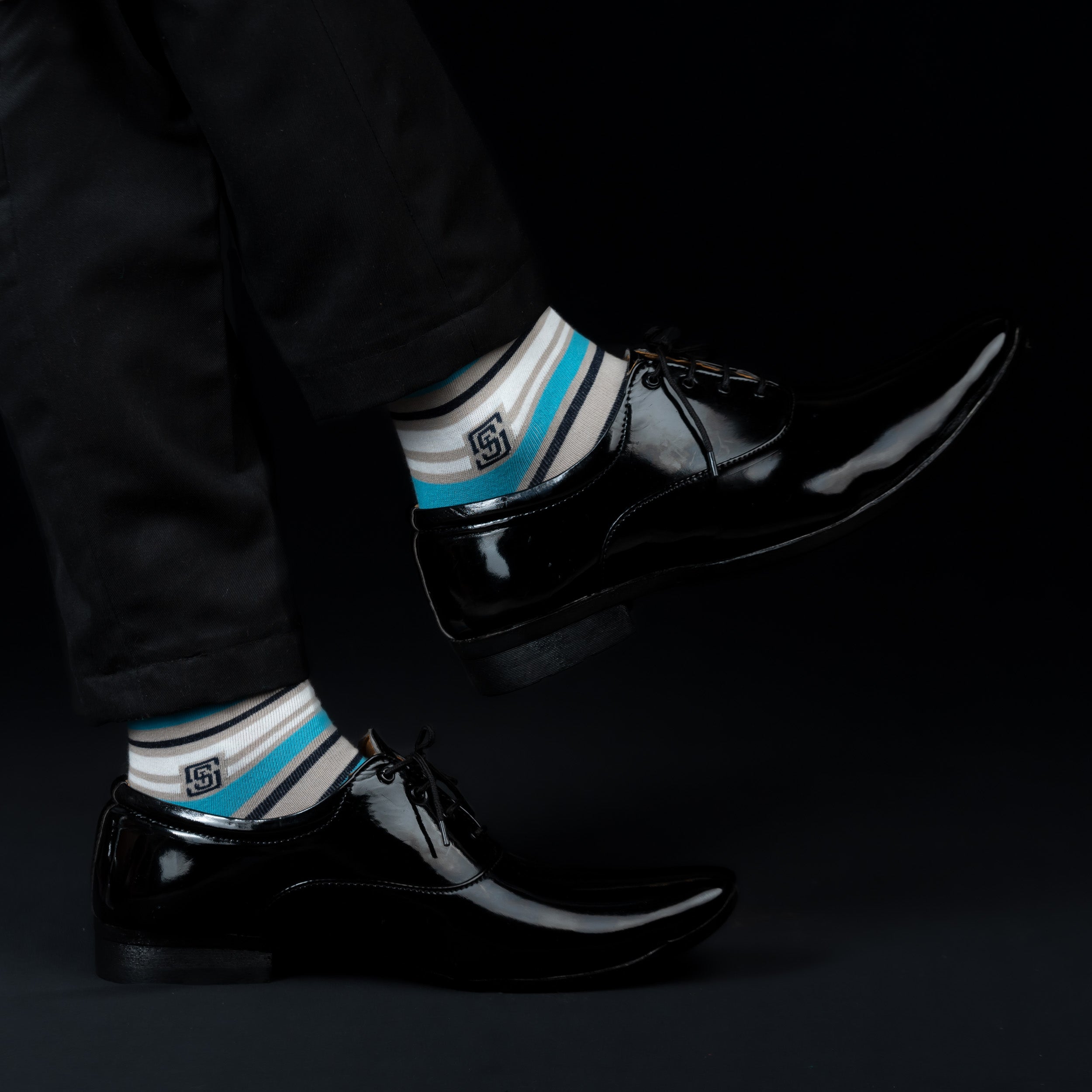 Design Stripe Ultra-Smooth Ankle Socks (1 Pairs)
