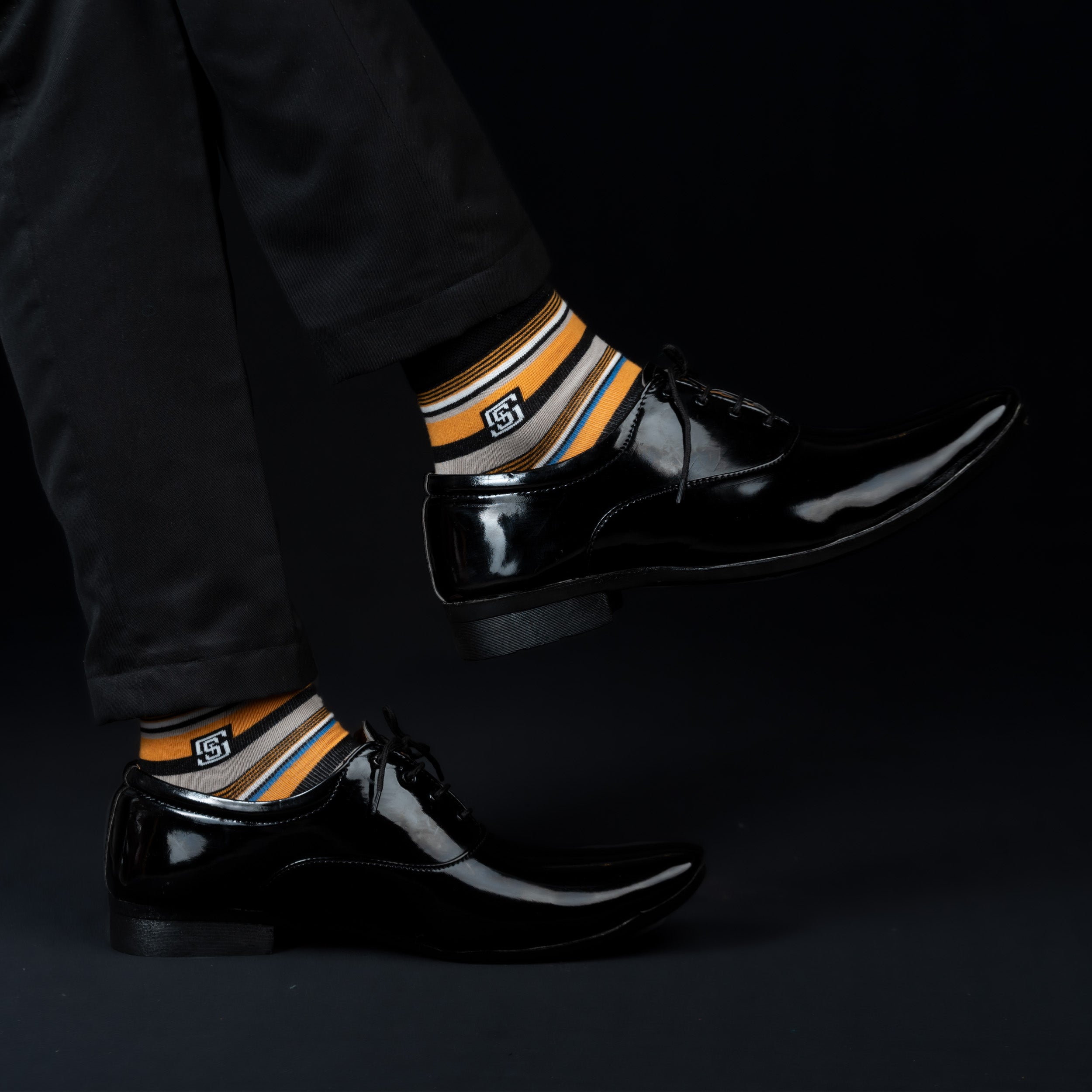Design Stripe Ultra-Smooth Ankle Socks (1 Pairs)