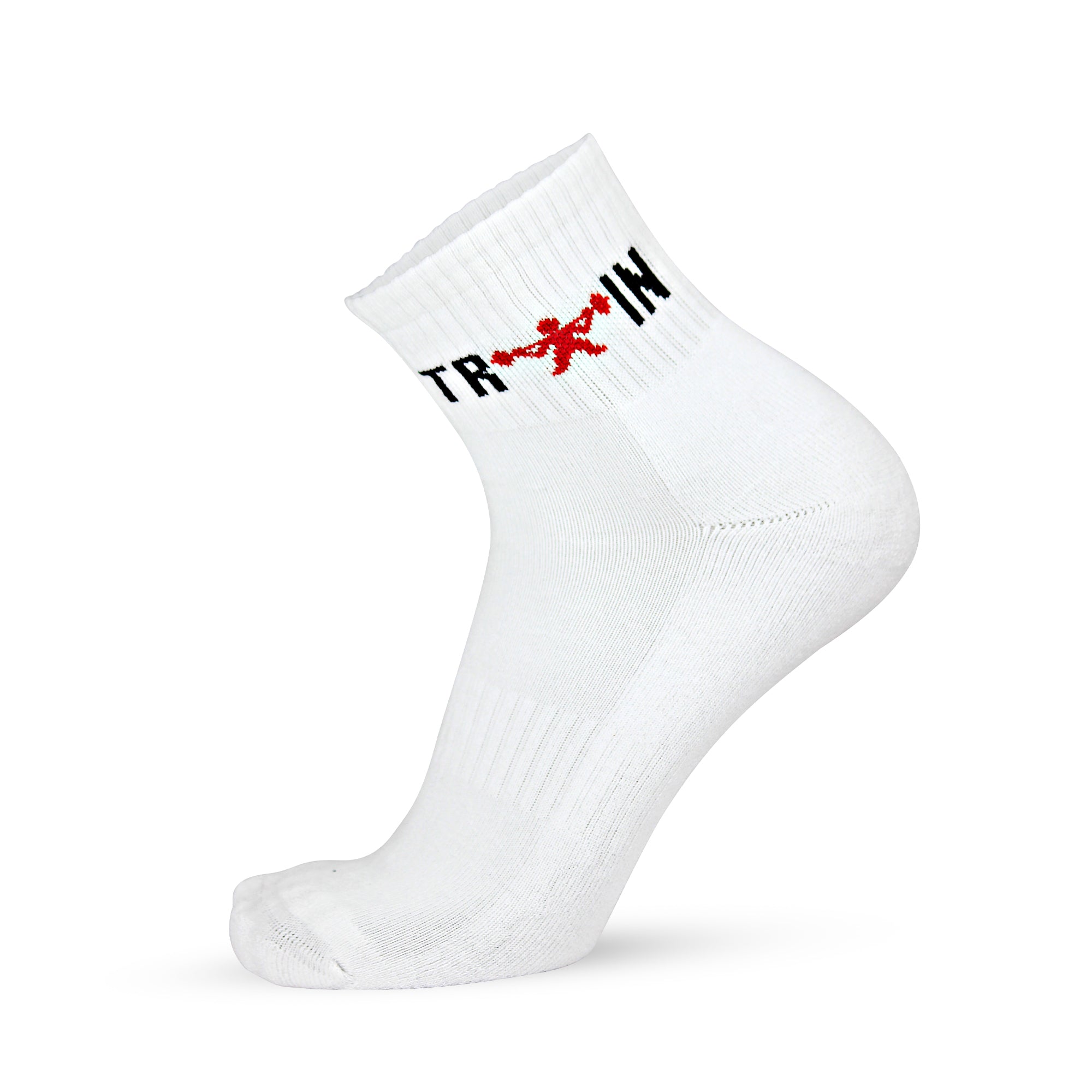 Sports GYM 2 Ankle Socks-White Pack of 5