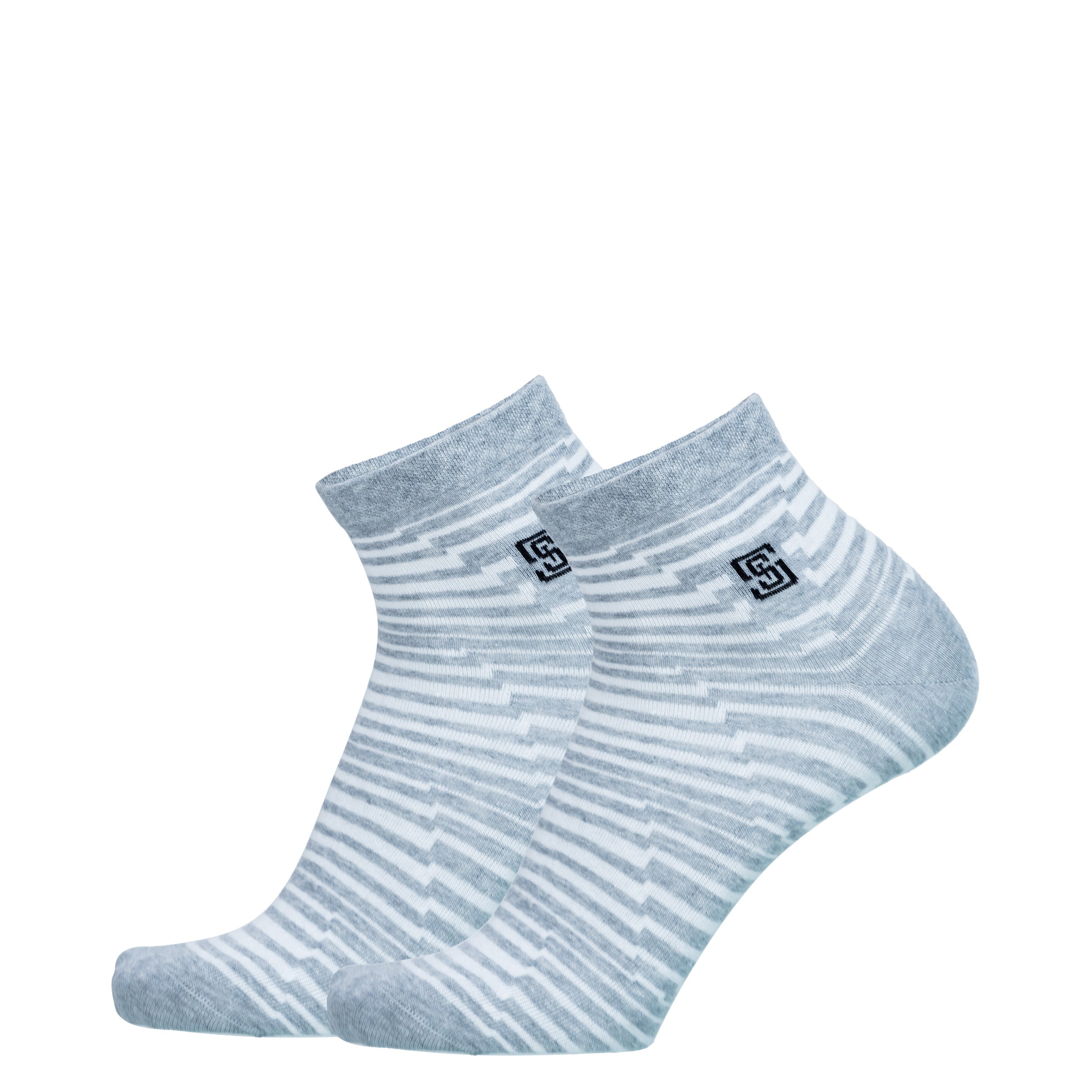Design Printed Ultra-Smooth Ankle Socks (1 Pairs)