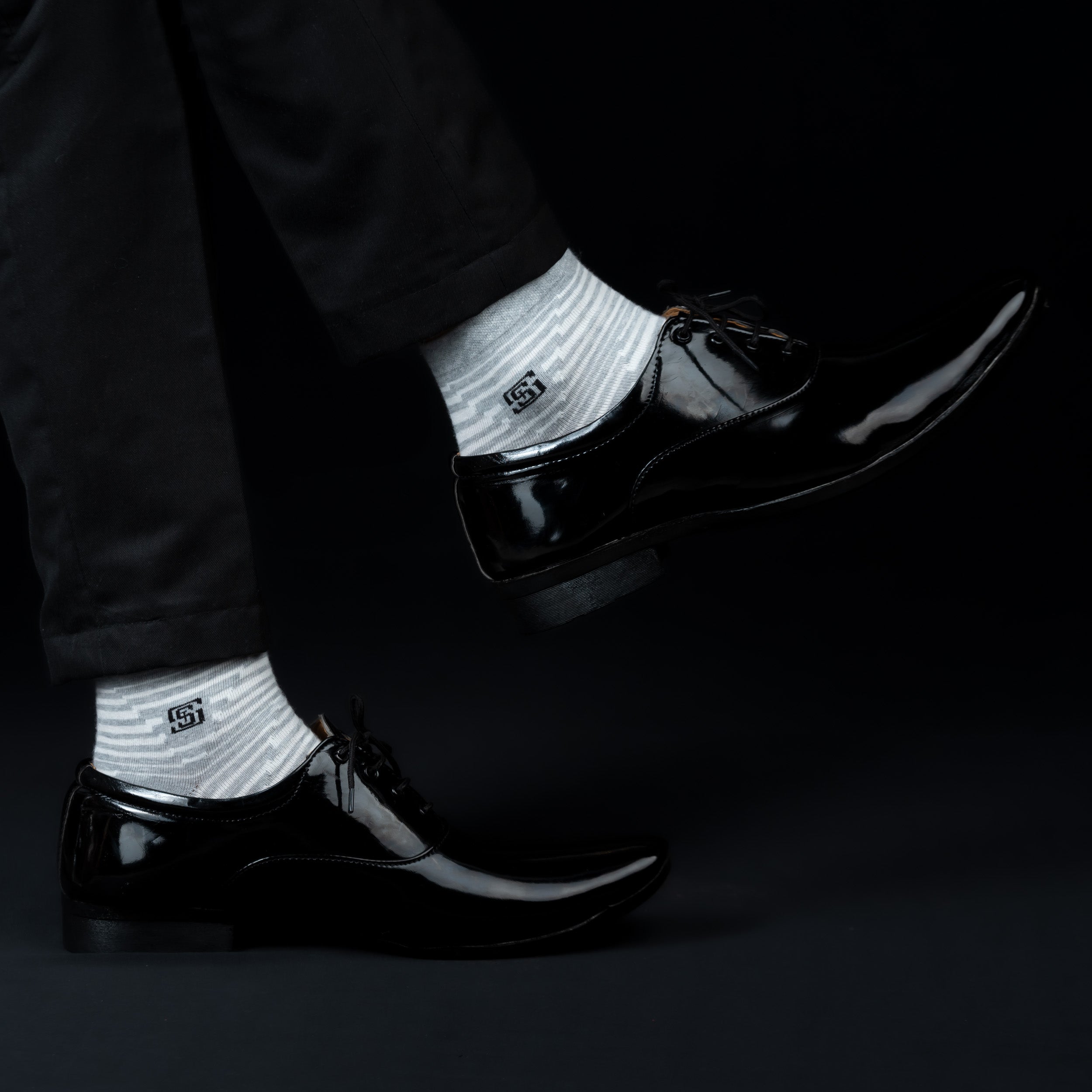 Design Printed Ultra-Smooth Ankle Socks (1 Pairs)