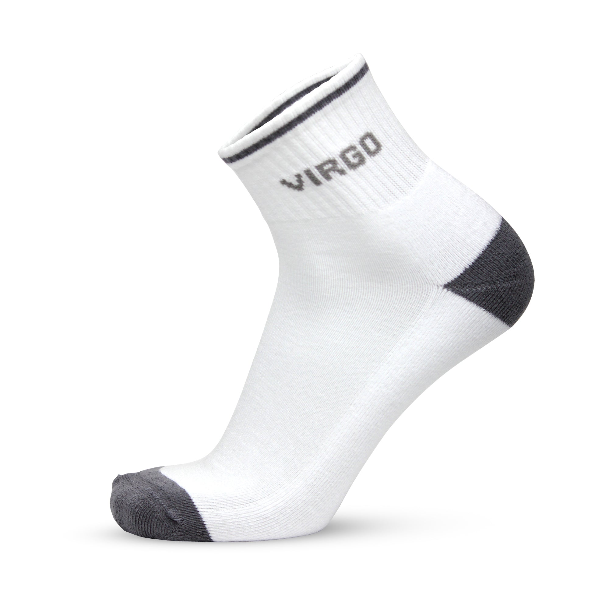 Design Virgo Ankle Socks-White Base Pack of 3