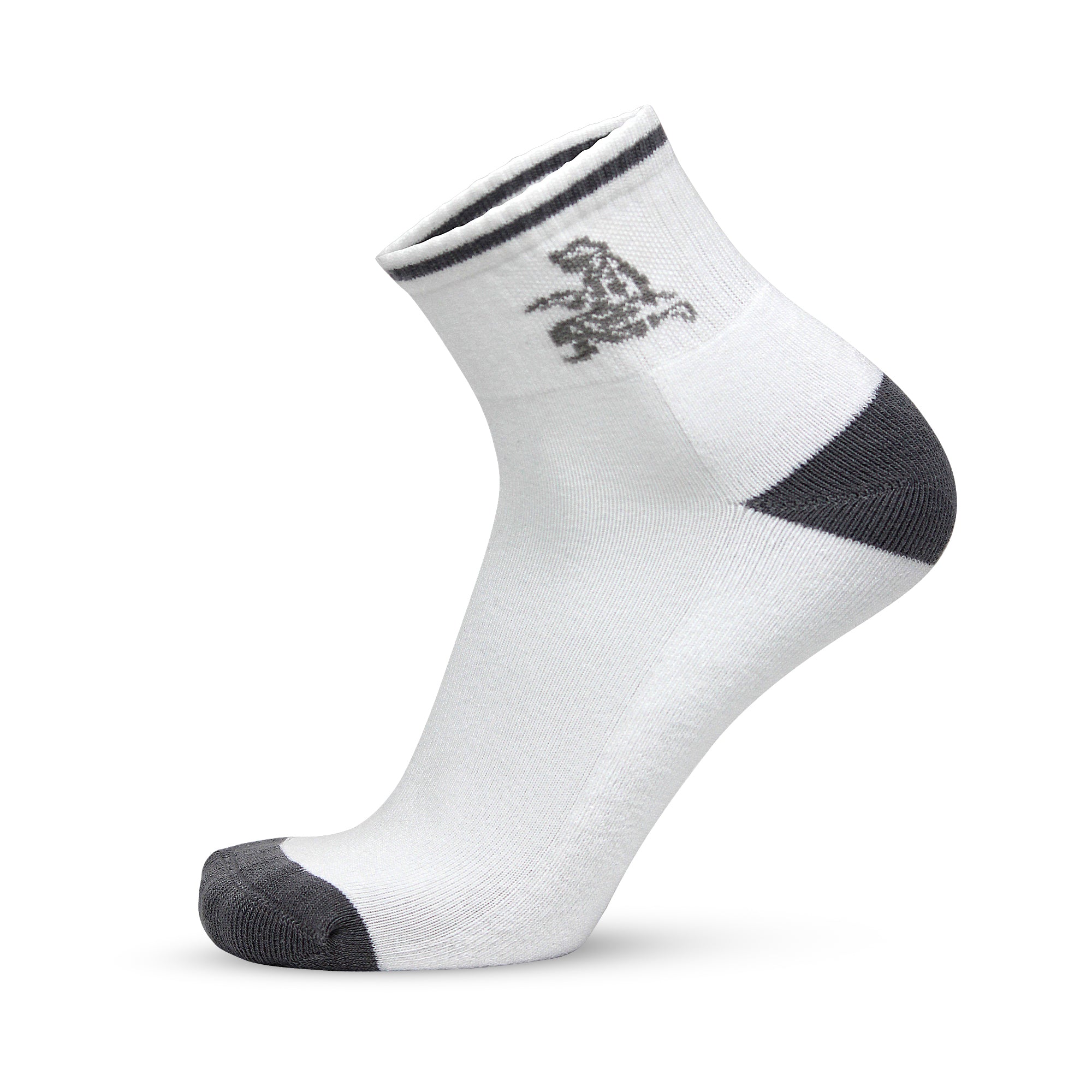 Design Virgo Ankle Socks-White Base Pack of 3